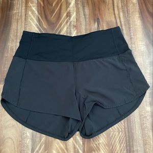 Lululemon speed shorts high rise